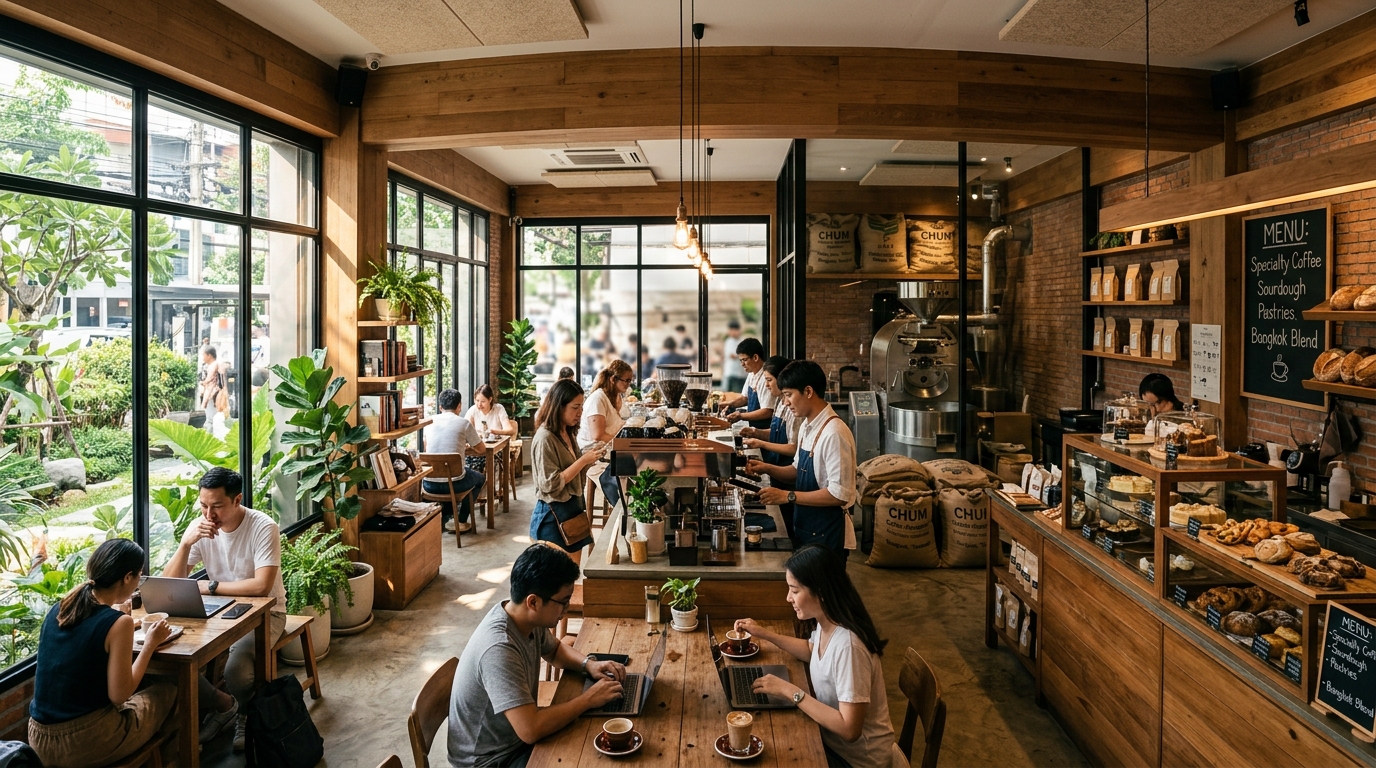 ปกร้าน Siam Roastery